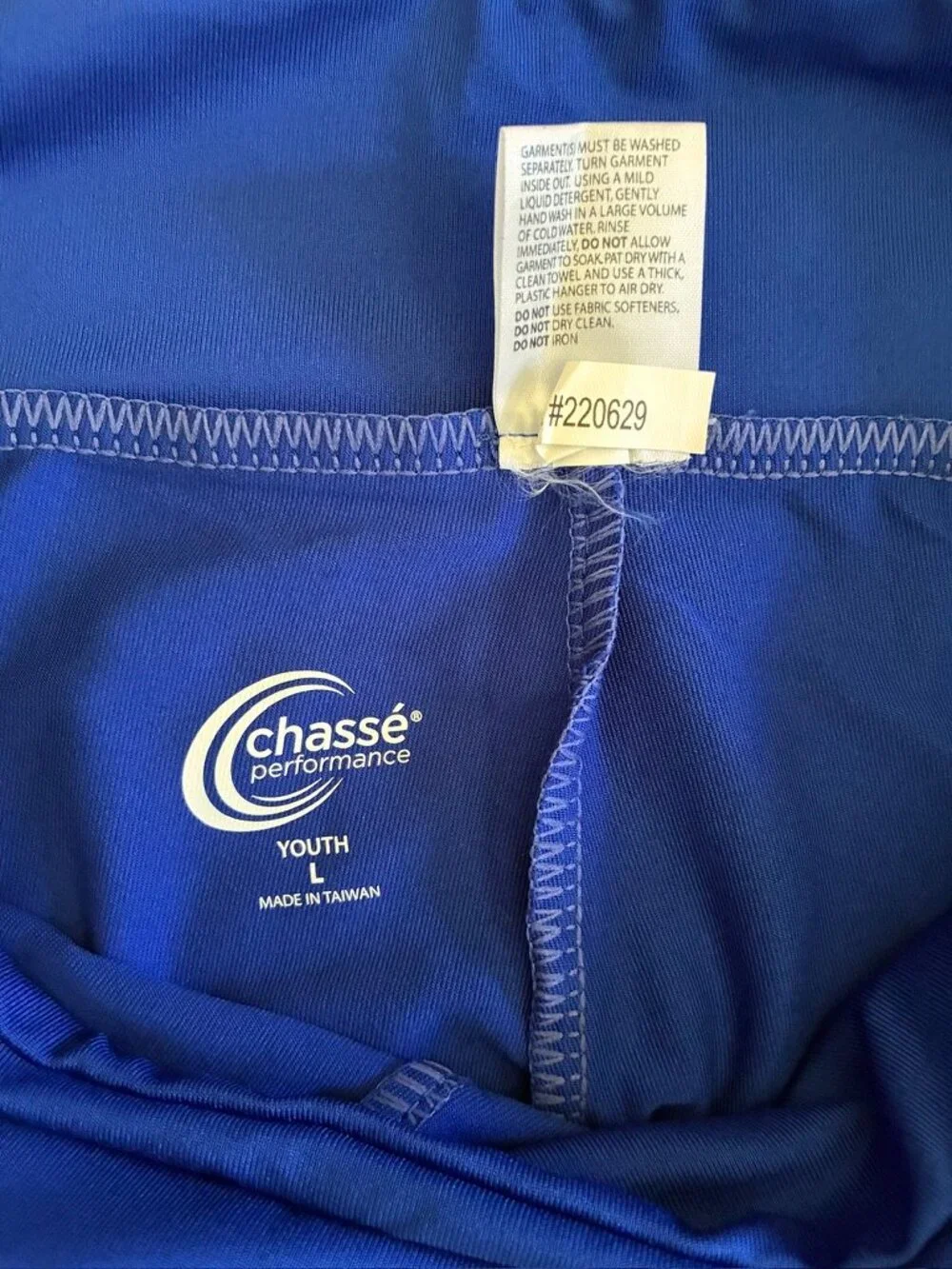 NWT Chasse Girls Black Cheer Leggings Youth Large